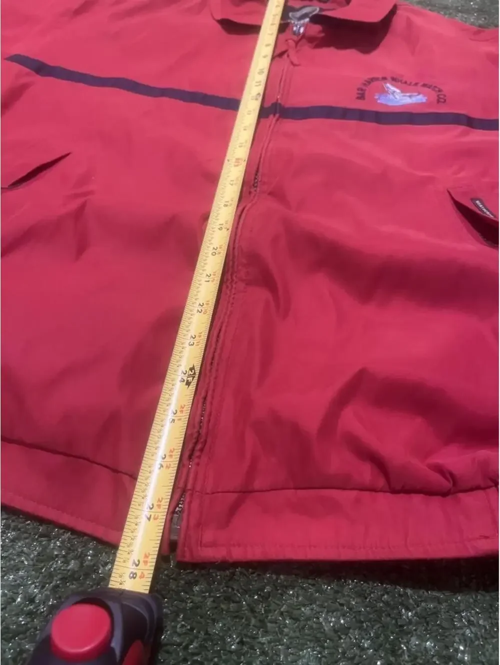 Weatherproof Bar Harbor Whale Watch Co. Windbreaker Jacket Size Medium